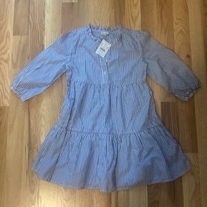 Crewcuts striped cotton poplin dress